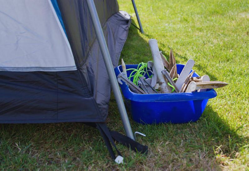 Checking Tent Package Contents