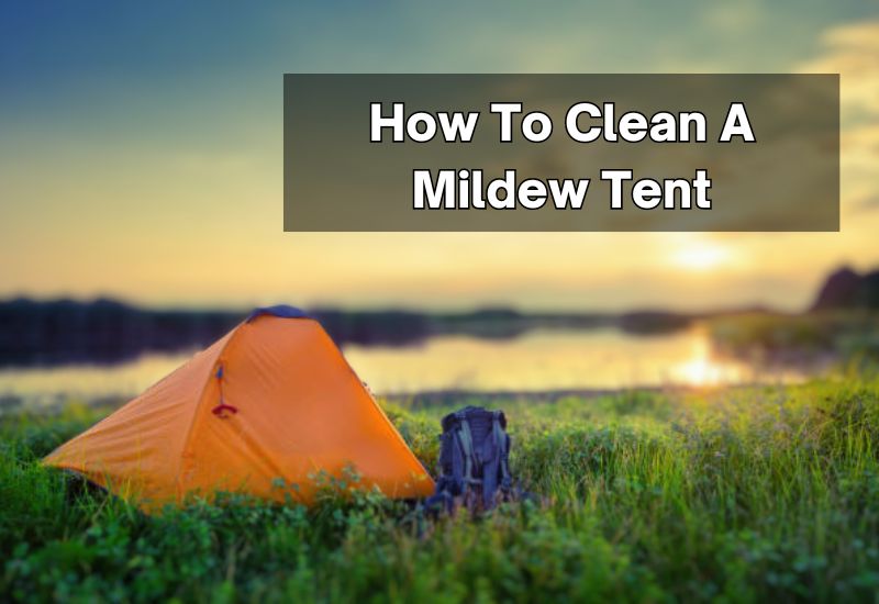 How To Clean A Mildew Tent